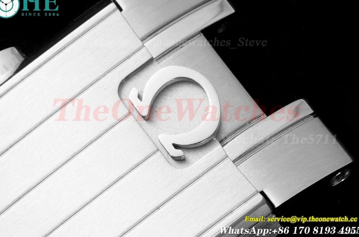 SS RMF White A7750 Mod SS Speedmaster Dial 41mm 0203